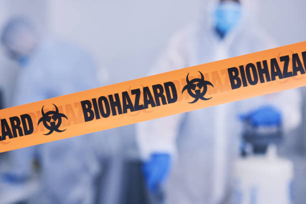 Professional Blood Cleanup technician working in Oak Harbor, OH
